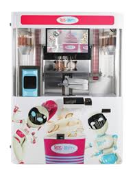 Automated frozen yogurt and ice cream dispenser
