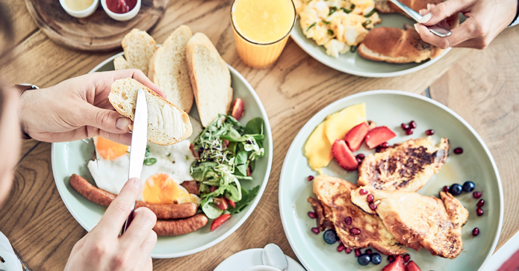 Applying Butter on the Bread