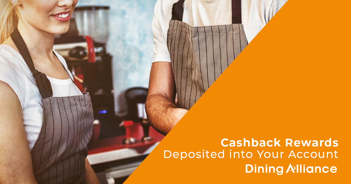 Cashback deposited into your account