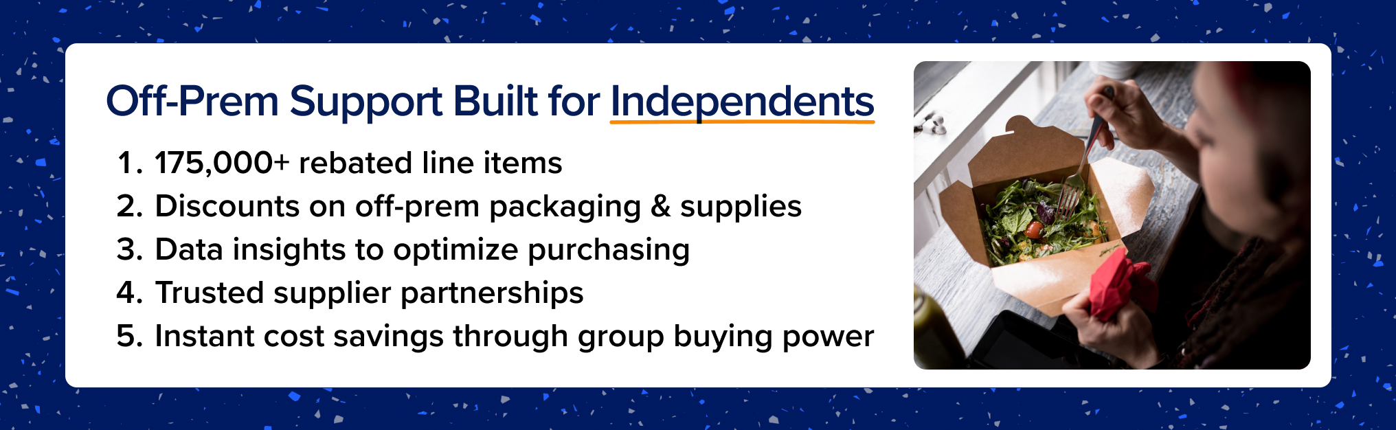 Off-Premise Support Built for Independents