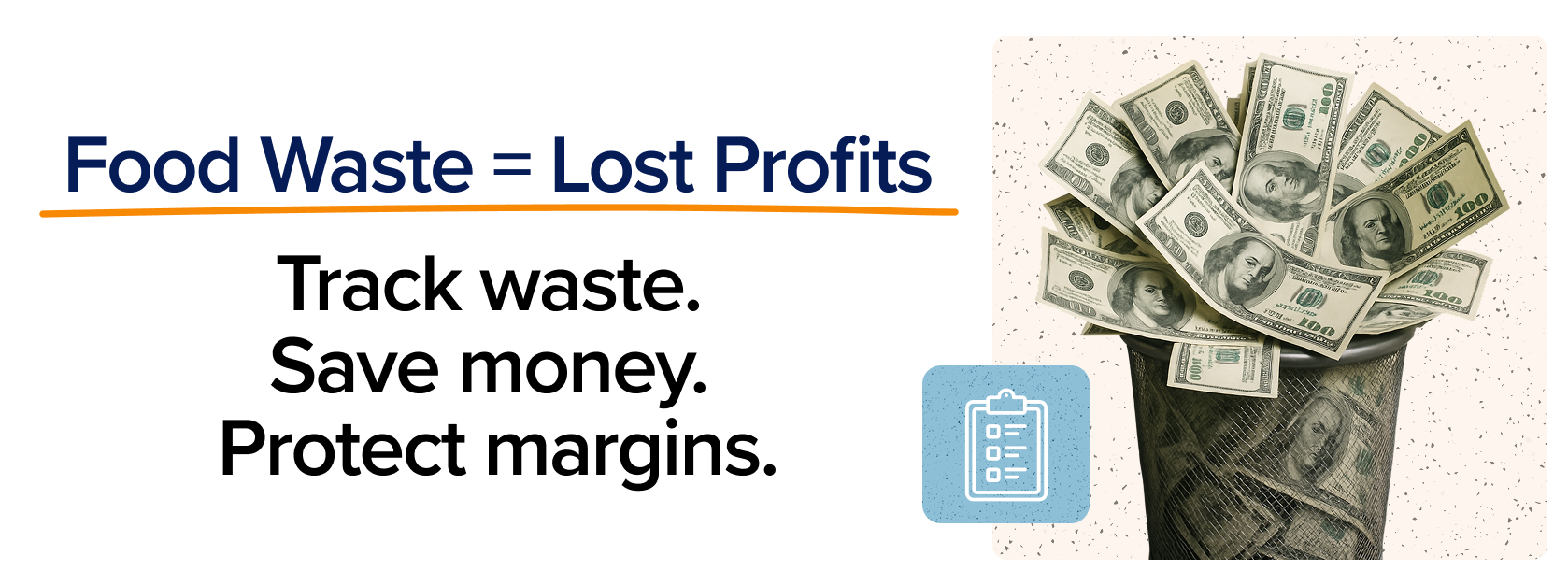 food waste equals lost profits