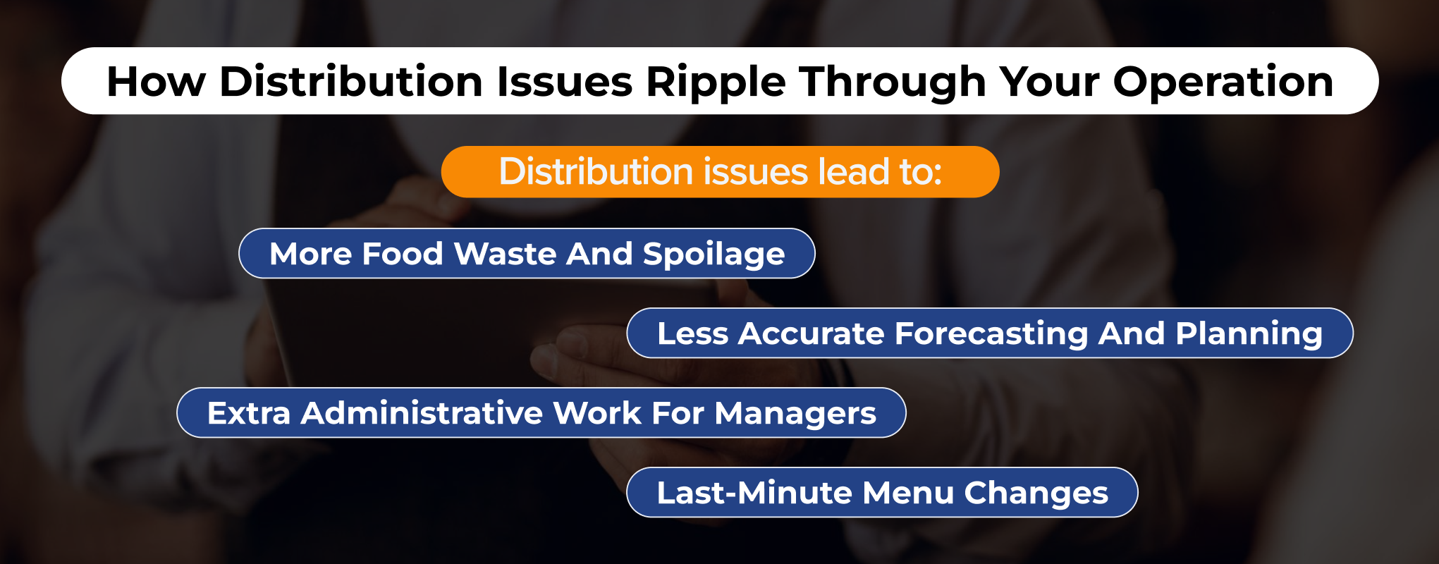 How Distribution Issues Ripple Through Your Operation How Distribution Issues Ripple Through Your Operation