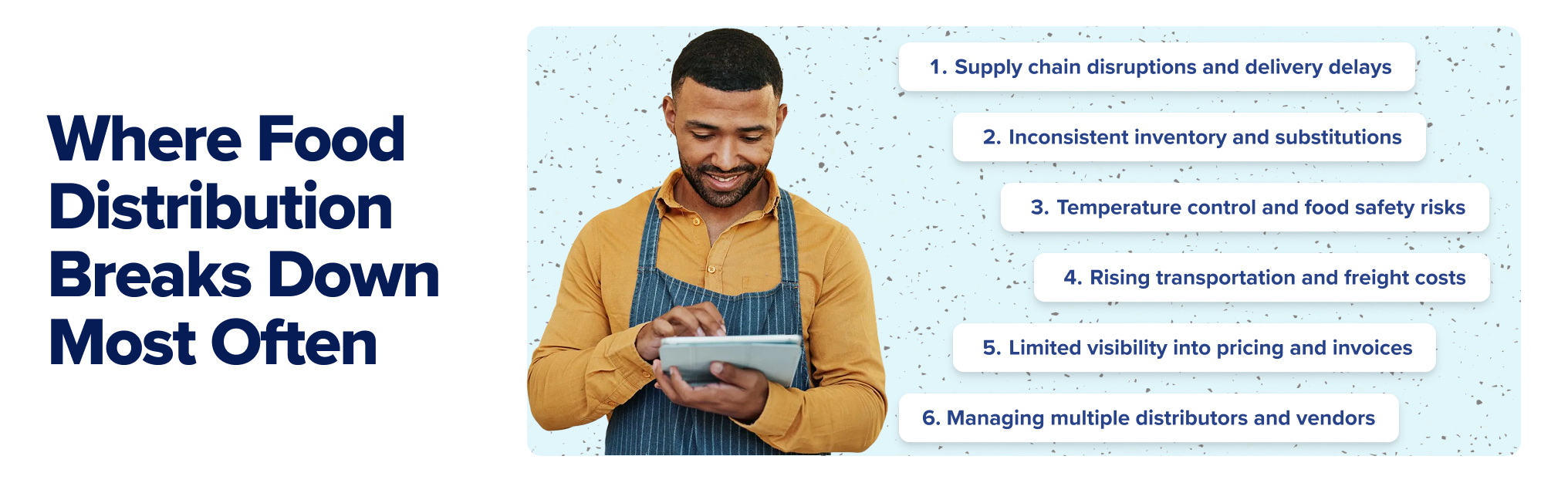 Where Food Distribution Breaks Down Most Often Where Food Distribution Breaks Down Most Often