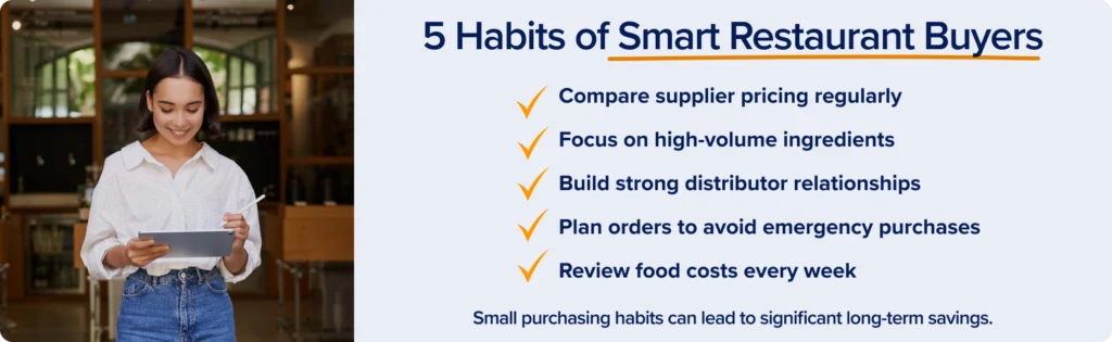 five habits that improve wholesale food buying